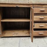 Ancien vaisselier en teck birman
