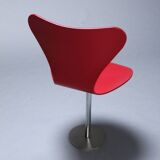 Vintage auditorium chairs Arne Jacobsen Butterfly by Fritz Hansen 1960