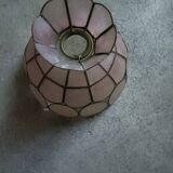 Pink mother-of-pearl lampshade