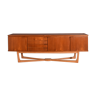 Restored teak 1960s Stonehill X leg sideboard