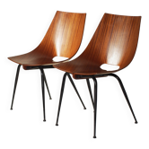 Chaises Carlo Ratti pour Società Compensati Curvati