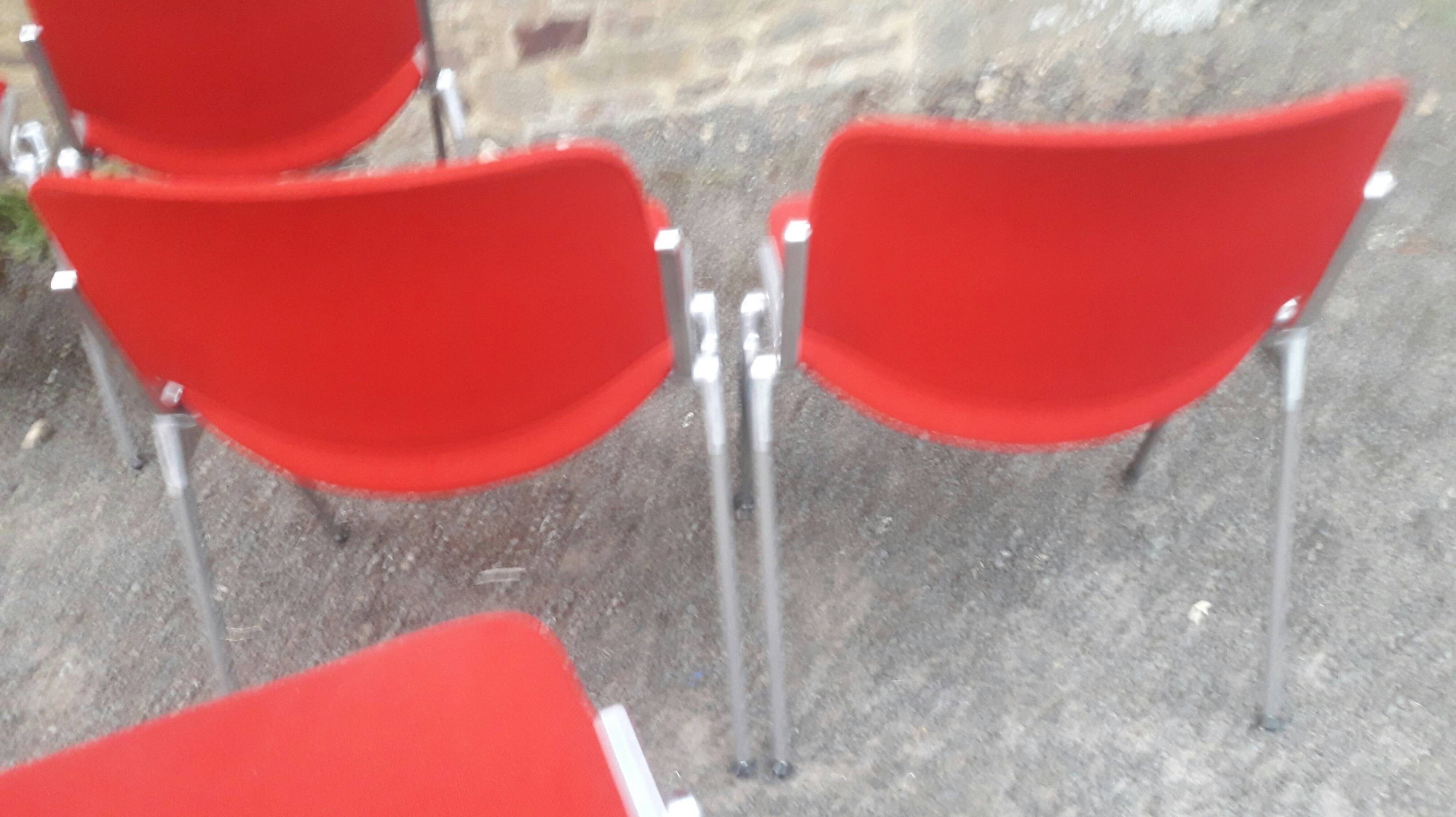 Set de 6 chaises DSC 106 de Giancarlo Piretti pour Castelli