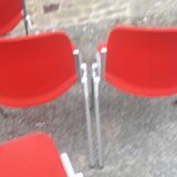 Set of 6 DSC 106 chairs by Giancarlo Piretti for Castelli