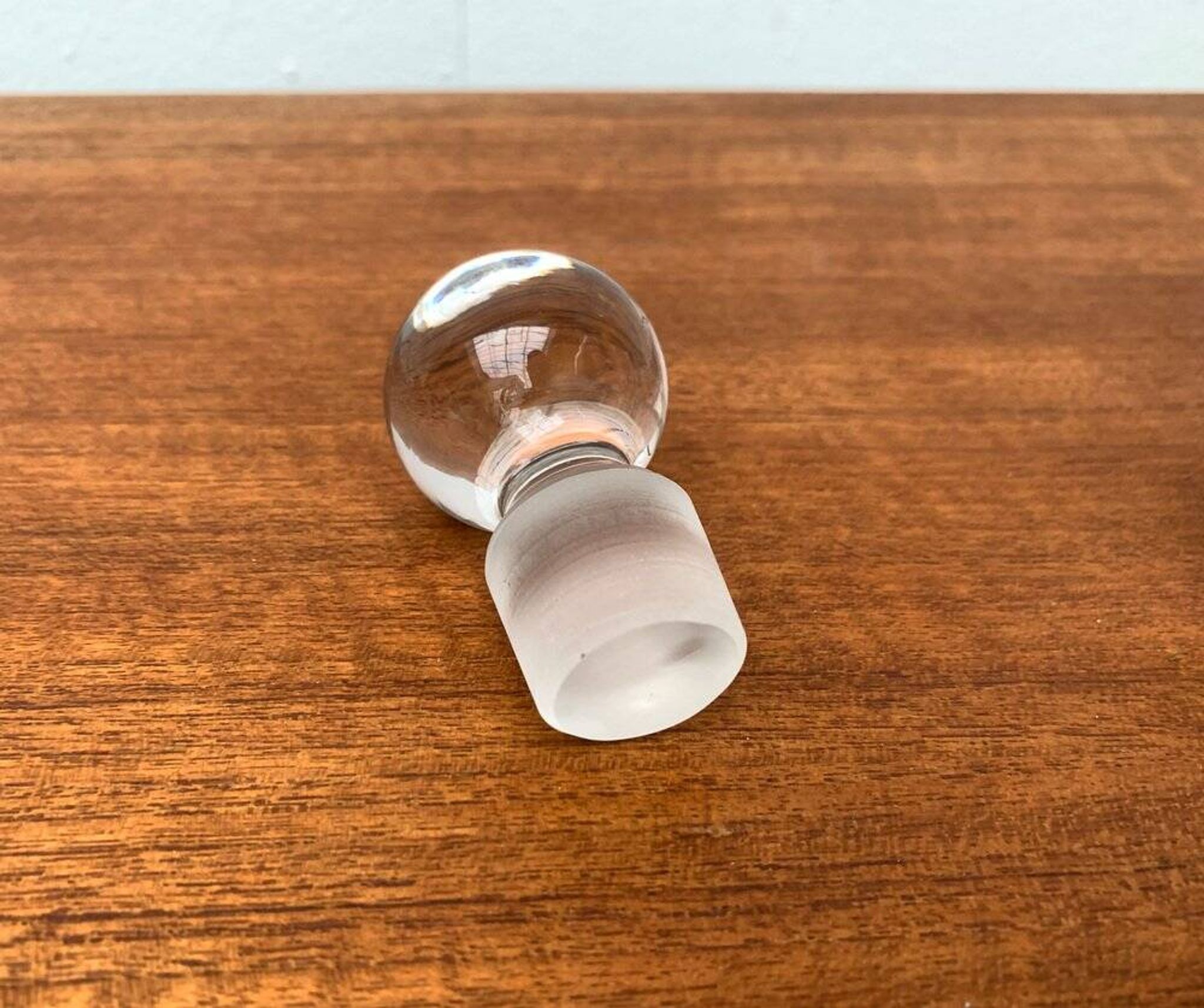 Bouteille vintage en verre Kluk Kluk danoise de Holmegaard