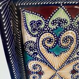 Ceramic plate Quimper signed HB