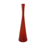 Bubbled diabolo vase, Murano of the 60s