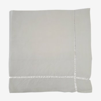 White linen pillowcases