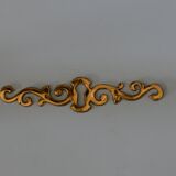 Entrée de clé en laiton, type vermicelle, laiton brillant
