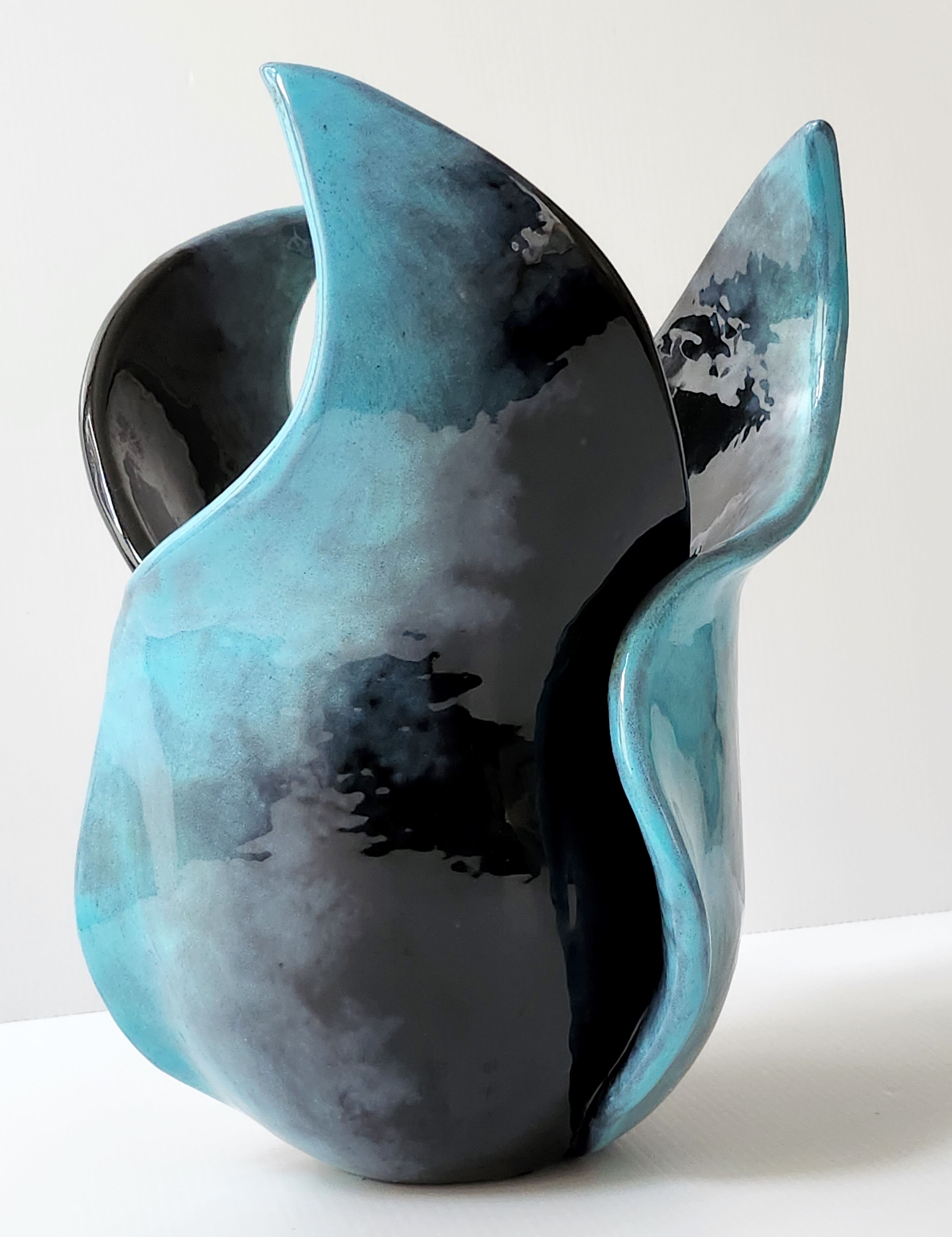 Vintage vase 1950 ceramic Jova