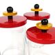 Ettore Sottsass - Alessi Twergi - Storage pots - ''Totem''