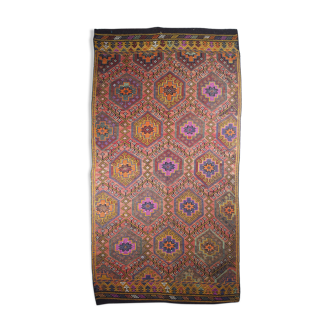 Tapis kilim anatolien turc 168 x 332 cm