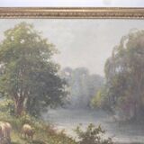 Oil on canvas by Gaston Corbier (1869-1945)