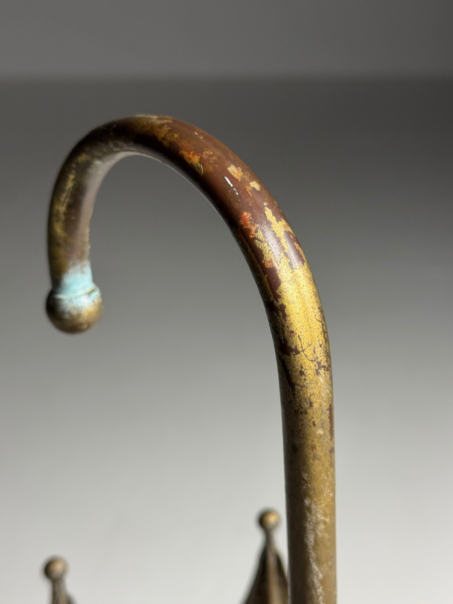 Vintage copper umbrella stand