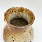 Pansu vase in ceramic gres pyrite