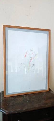 abstract oil painting on canvas by Simone Ciani, 80x50 cm