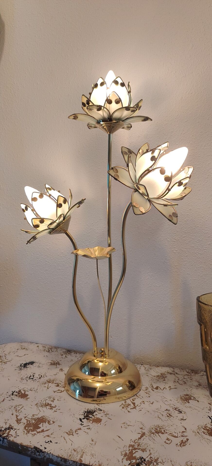 Lampe lotus 1980