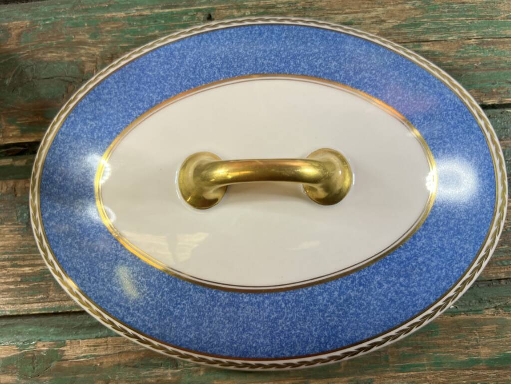 Vegetable tureen in Limoges porcelain Bernardaud