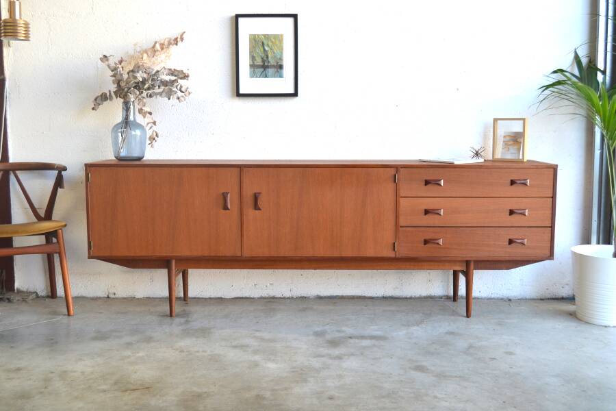 Danish teak sideboard * 225 cm