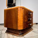 Vintage Toaletka Art Déco, proj. Jindřich Halabala, lata 40, Czechosłowacja