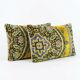 Set of 2 vintage velvet cushion covers 41x61 cm
