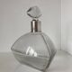 Beautiful cut crystal carafe with its stopper and solid silver setting