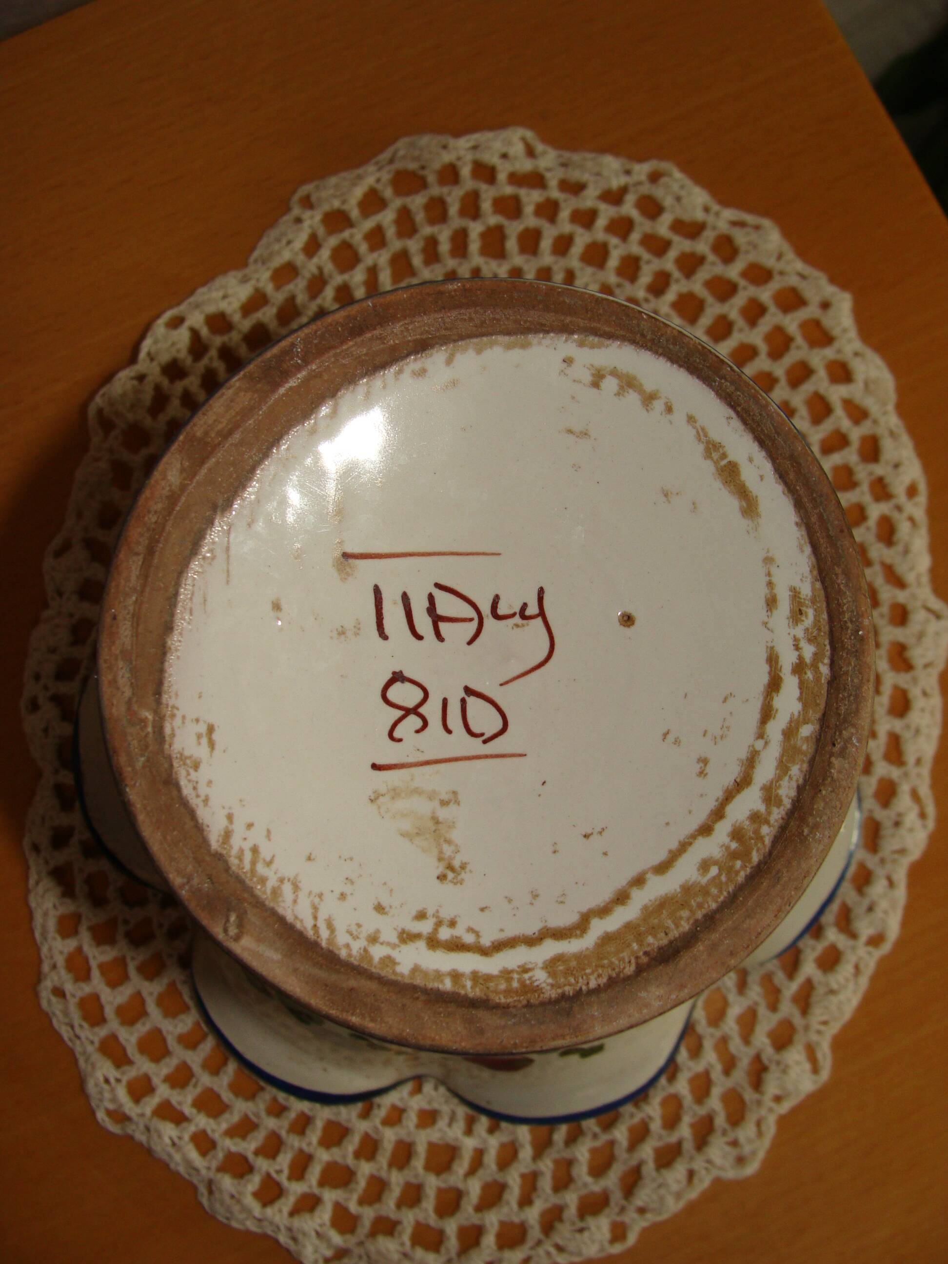 Vintage Italian tulip vase