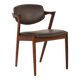 Kai Kristiansen rosewood chair  #42 in aniline leather, 1960s