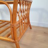 Vintage rattan coffee table