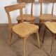 Ensemble de 4 chaises de bistrot luterma, estampillées
