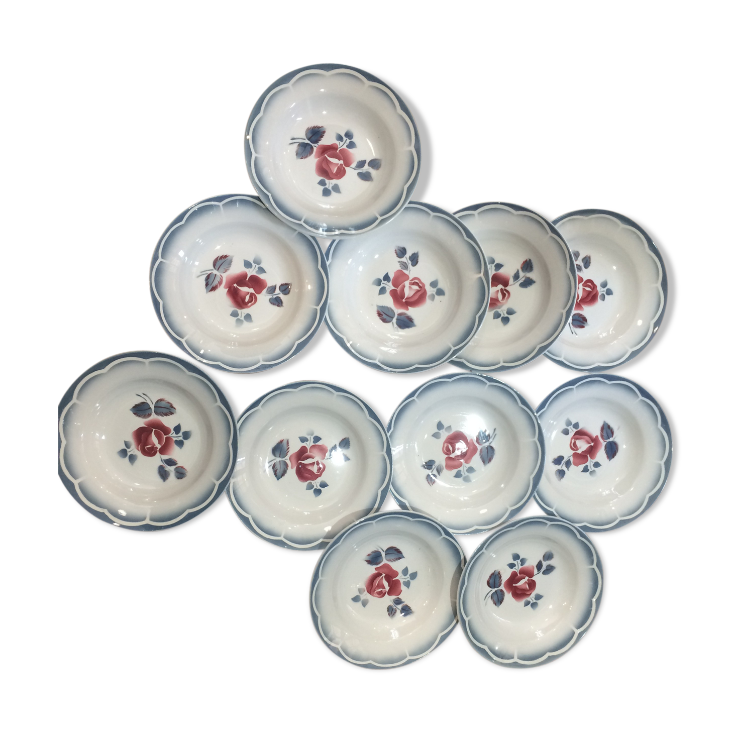 Assiettes creuses vintages