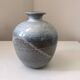 Vintage stoneware ceramic round ball vase