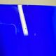 Vintage blue opaline vase