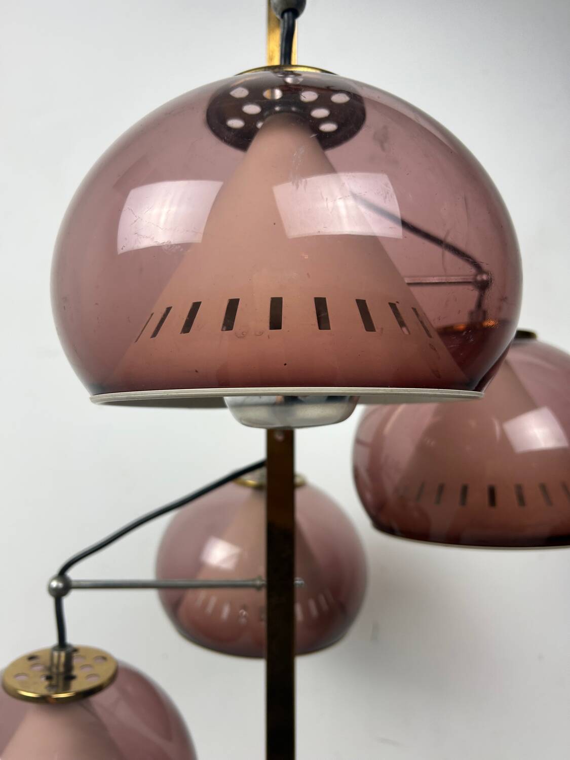 Lustre italien vintage Lamter Milano