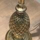 Pineapple floor lamp in brass