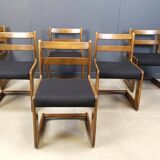 Set of 6 cantilever dining chairs by Casala, 1970s
