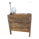 Mango wood chest of drawers with 3 drawers