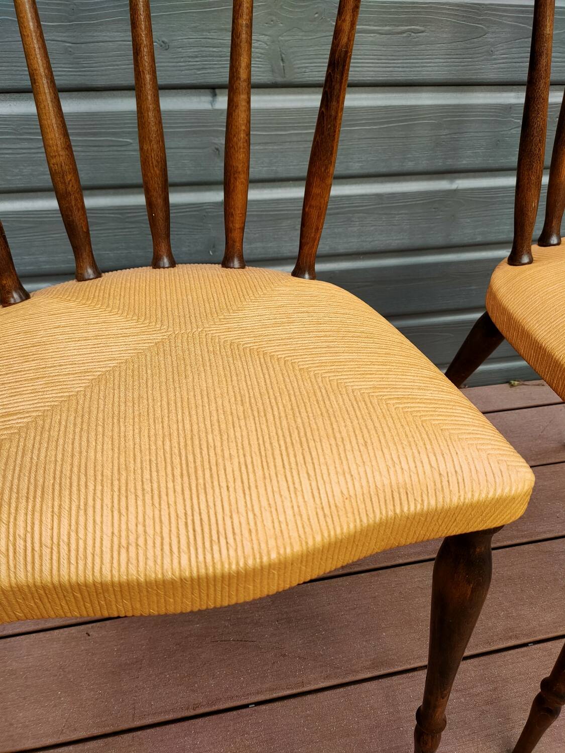 Paire de chaises bistrot vintage