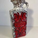 West Germany "Fat Lava" rectangular vase