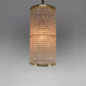 1960s brass & crytal chandelier by Preciosa Glassworks, Czechoslovakia