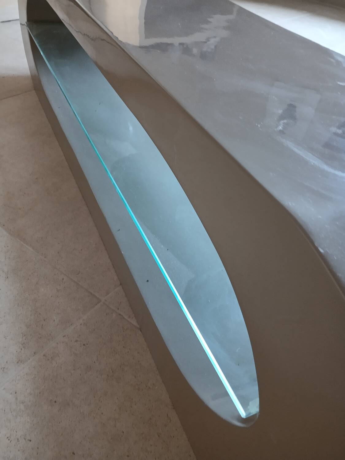 Design milanode grey tv stand