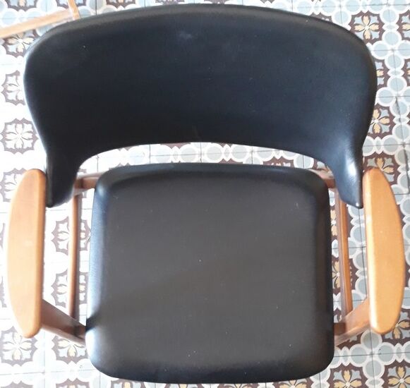 Fauteuil Bridge Pays-Bas Cess Braakman, années 50