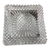 Plafonnier carré pointes de diamant / vintage années 60-70