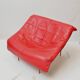 Vintage Montis Butterfly lounge chair by Gerard van den Berg in red leather