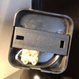 Black lacquered metal spotlight