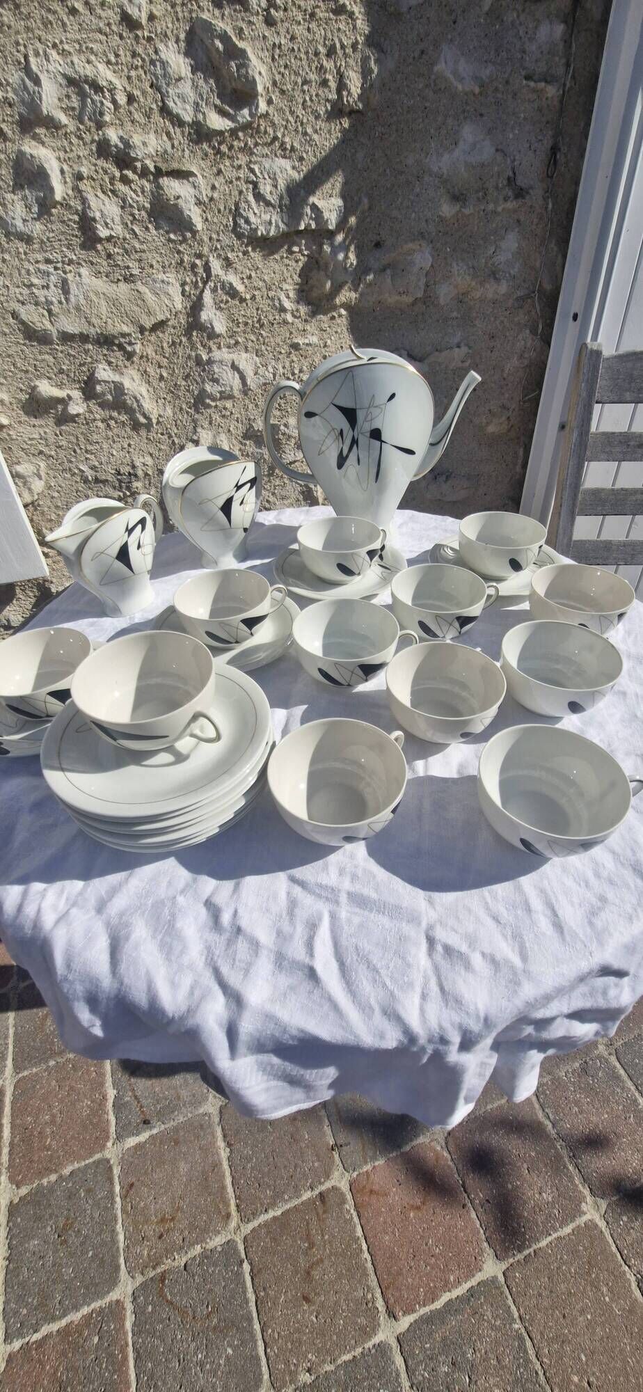 Art Deco coffee service