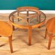 Retro Teak 1960s Nathan Trinity Nest Of Tables Teak & Glass Four Tables