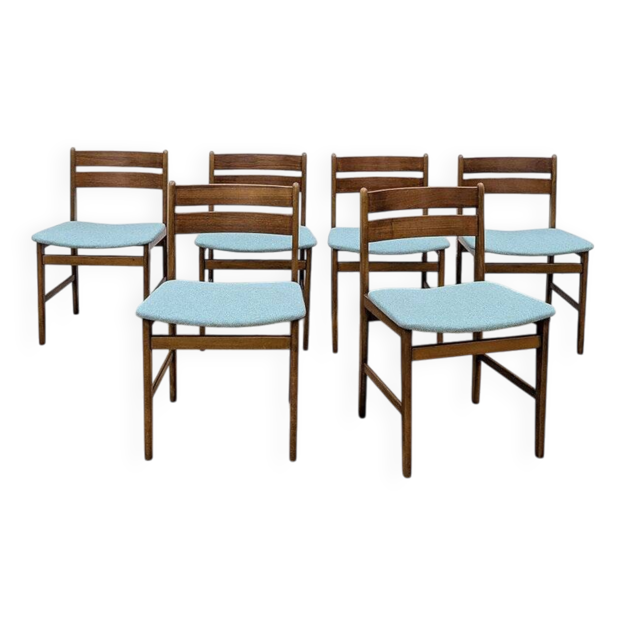 6 chaises vintage design scandinaves
