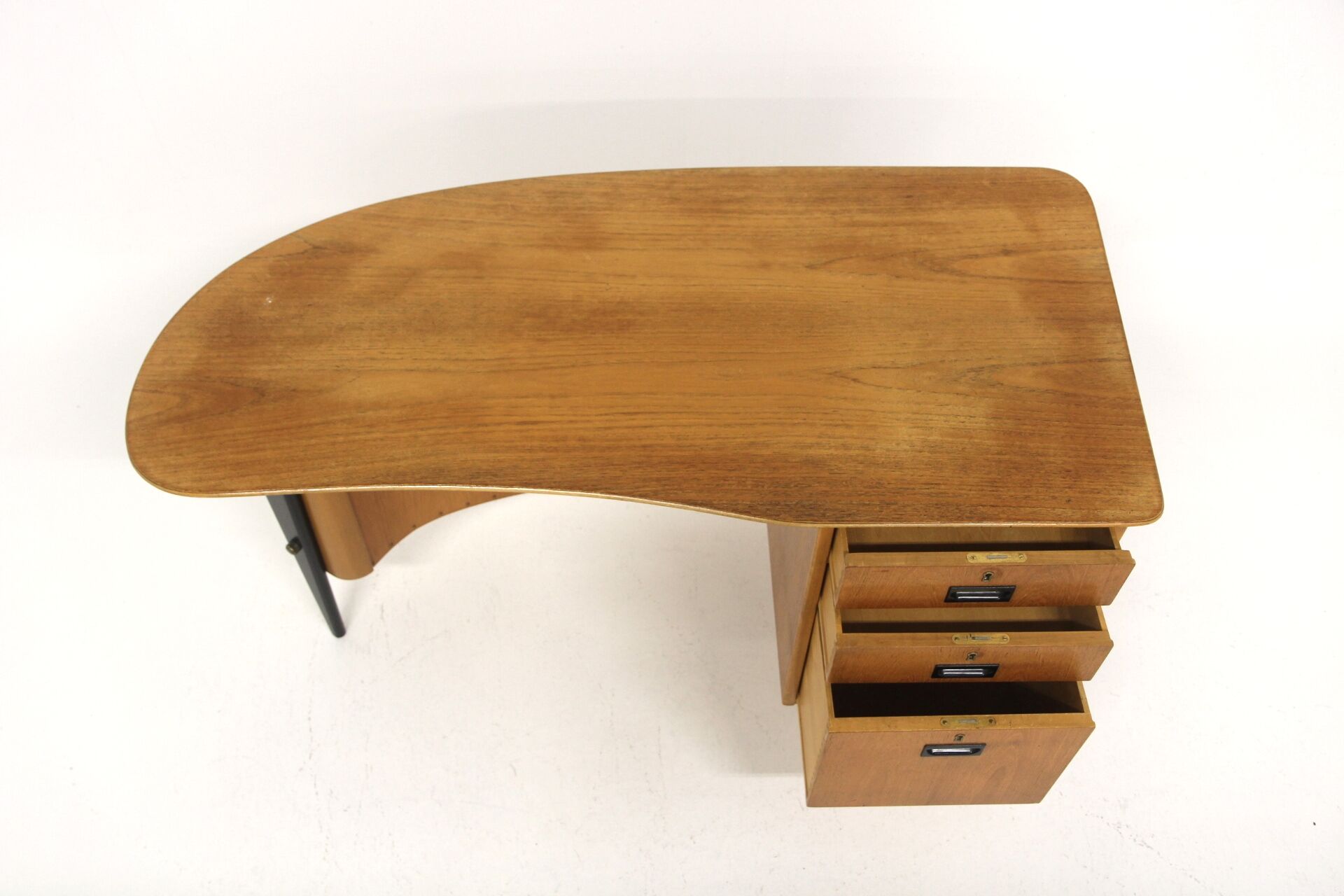 Scandinavian teak desk, Sweden, 1960