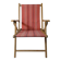 Fauteuil pliant années 50 style transat chilienne