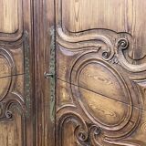 19th century Louis XV fir Cauchoise wardrobe